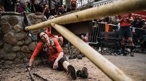 Exhausted runner at Barkley Marathons